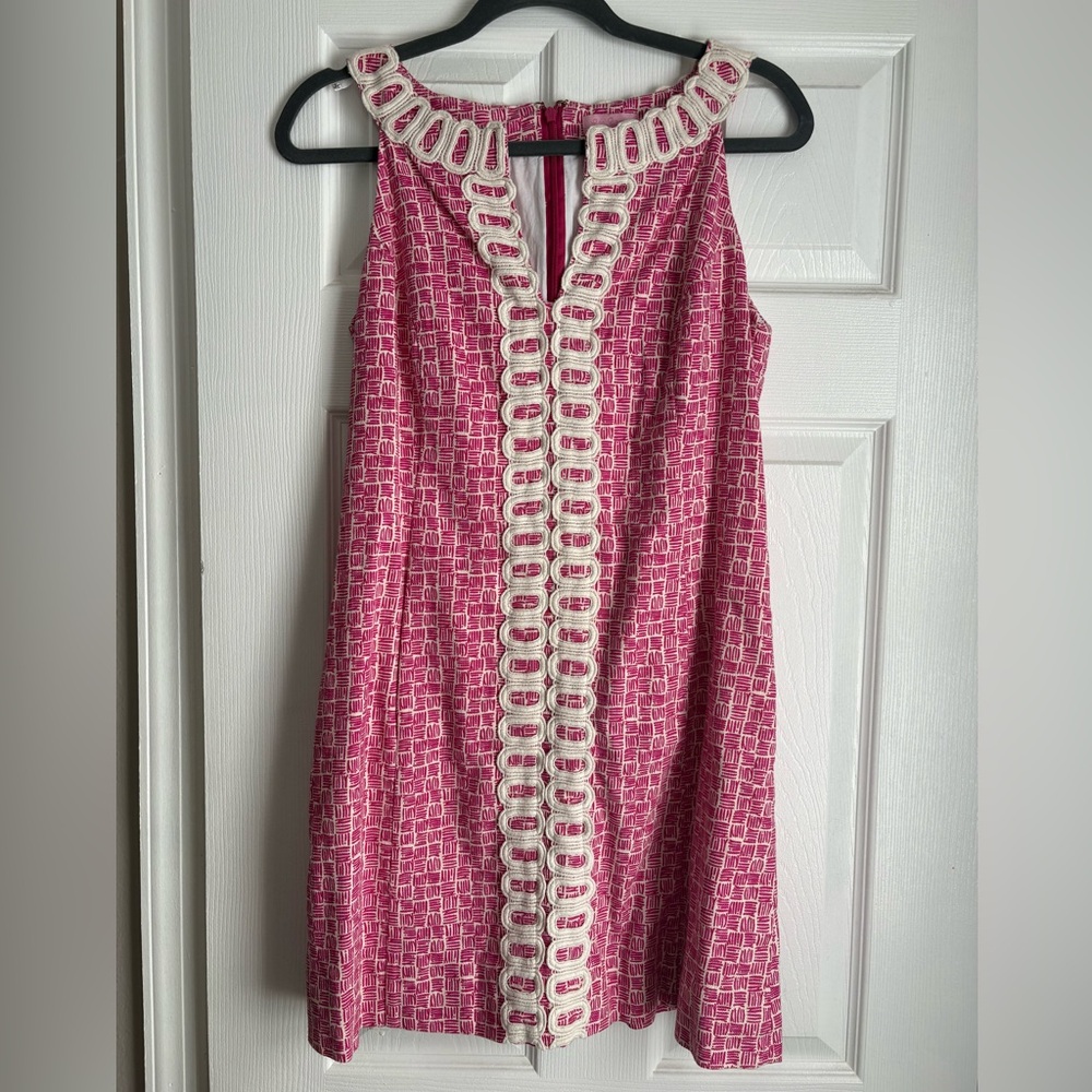 Lilly Pulitzer Pink and Cream Mini Dress